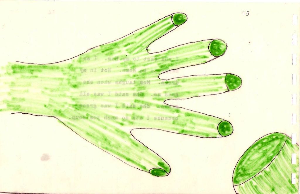 green hand
